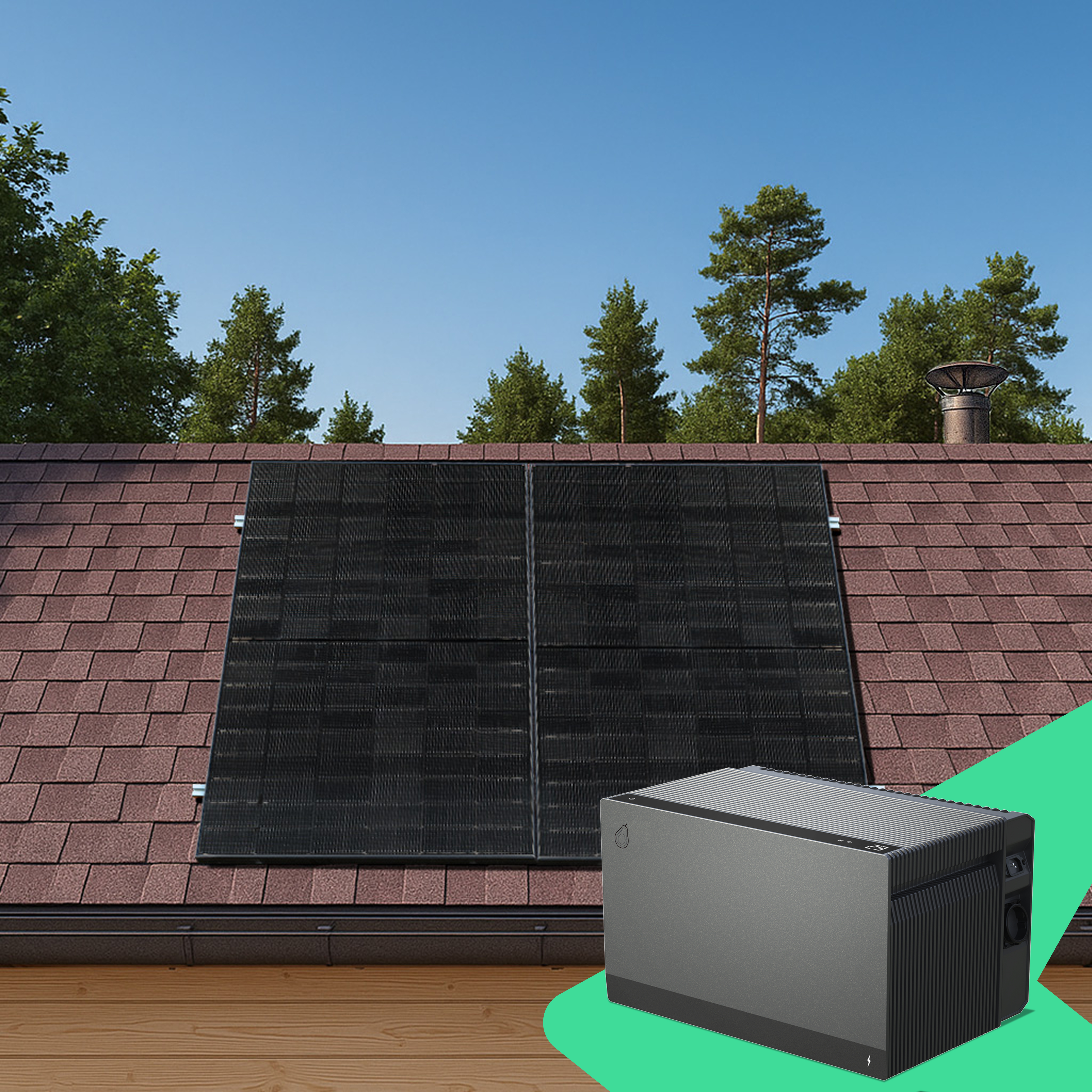 Erweiterungsset priShed Duo Einzelmontage